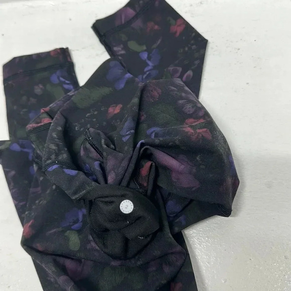 Lululemon Wunder Under Leggings Hi Rise Tight Full On Luxtreme Frozen Flourish 2 - Picture 8 of 10